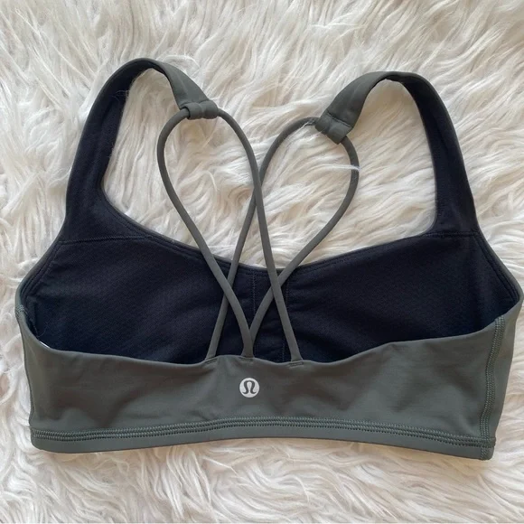 Lululemon Free to Be Bra Women’s Size 6 Camo Olive Forest Green - Picture 2 of 9